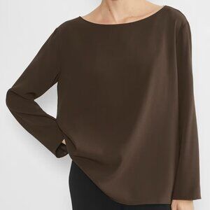 BABATON | Aritzia Sophos Longlseeve Crepe Boatneck Top | Sz. XS